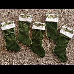 Velveteen Christmas Stockings